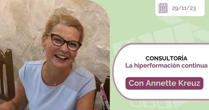 Terapeutas en hiperformación continua con Annette Kreuz